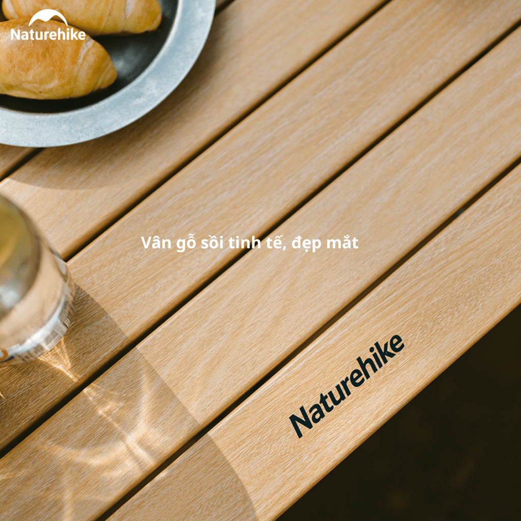 Bàn Hợp Kim Nhôm Gấp Gọn Naturehike CNK2300JU010 Mặt Cuộn – Bàn Camping Dã Ngoại Siêu Nhẹ