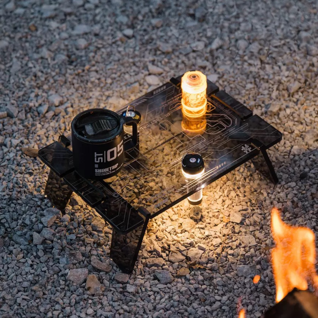 Bàn Camping Gấp Gọn SHINETRIP ST05 – Bàn Dã Ngoại Acrylic Trong Suốt Đa Năng, Nhẹ, Có Thể Xếp Chồng