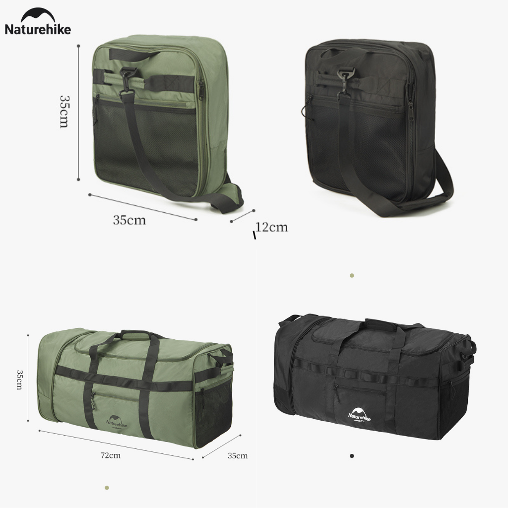 Túi Du Lịch Kéo Naturehike NH21LX003 88L Có Bánh Xe Gấp Gọn Chống Nước Túi Xách Du Lịch Cao Cấp