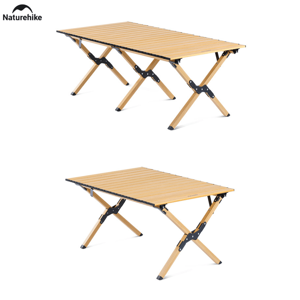 Bàn Hợp Kim Nhôm Gấp Gọn Naturehike CNK2300JU010 Mặt Cuộn – Bàn Camping Dã Ngoại Siêu Nhẹ