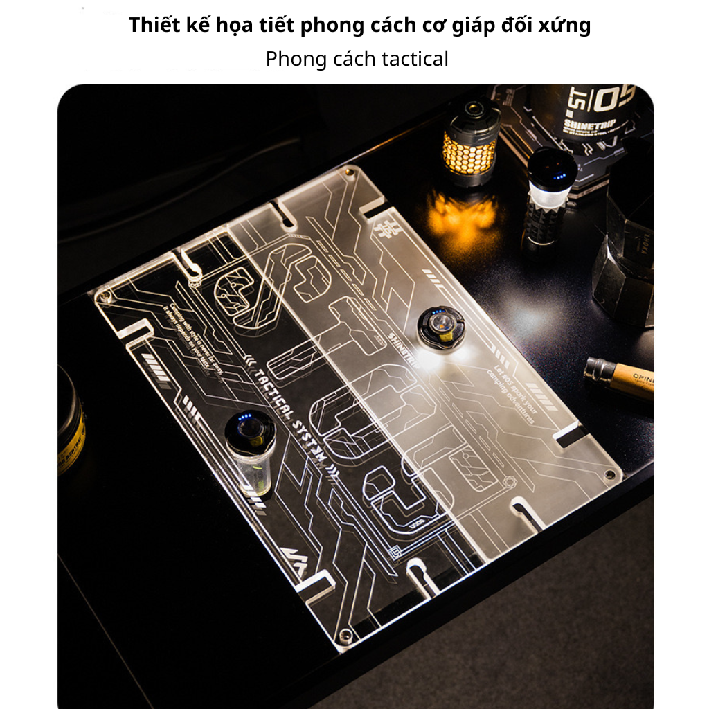 Bàn Camping Gấp Gọn SHINETRIP ST05 – Bàn Dã Ngoại Acrylic Trong Suốt Đa Năng, Nhẹ, Có Thể Xếp Chồng