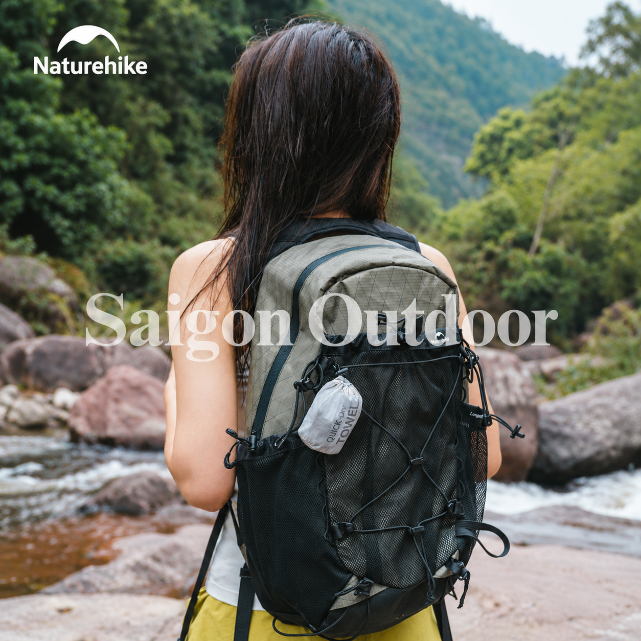 Khăn Tắm Thể Thao Naturehike Microfiber Nhanh Khô Siêu Nhẹ Khăn Du Lịch Camping NH19Y001-J, NH19Y002