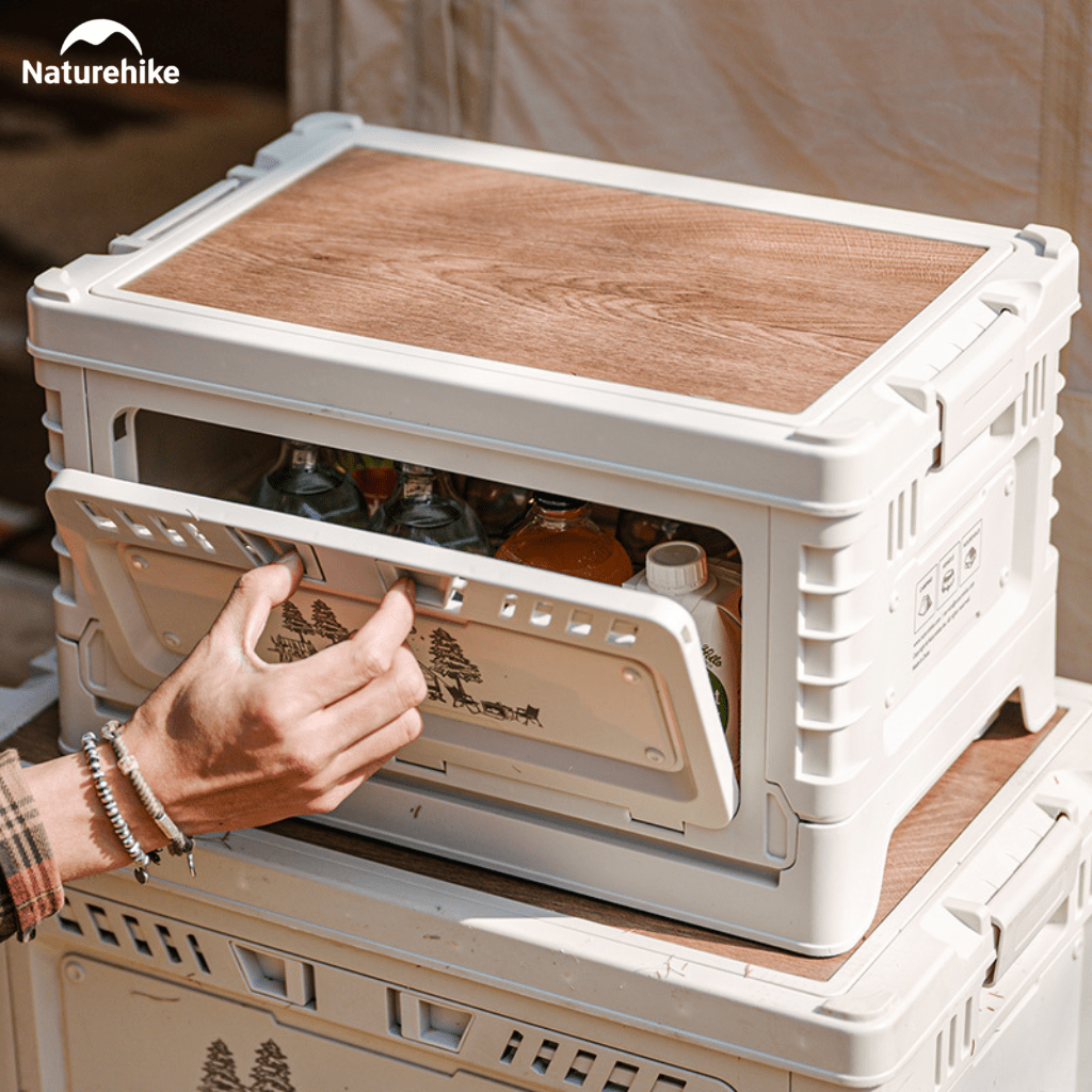 Thùng Nhựa Xếp Gọn Naturehike CNH22SN019 25L 50L Có/Không Ngăn Phụ - Thùng Đựng Đồ Camping Gấp Gọn
