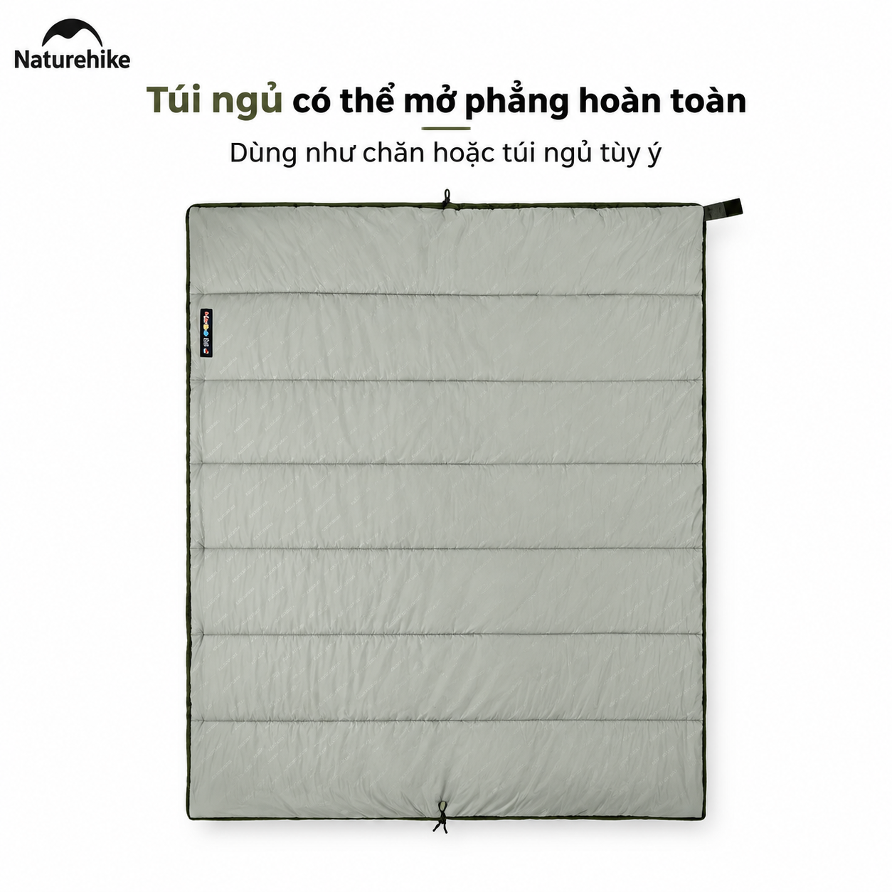 Túi Ngủ Naturehike Cotton F150 Giặt Máy Chống Nước Túi Ngủ Dã Ngoại 4 Mùa NH22MSD05