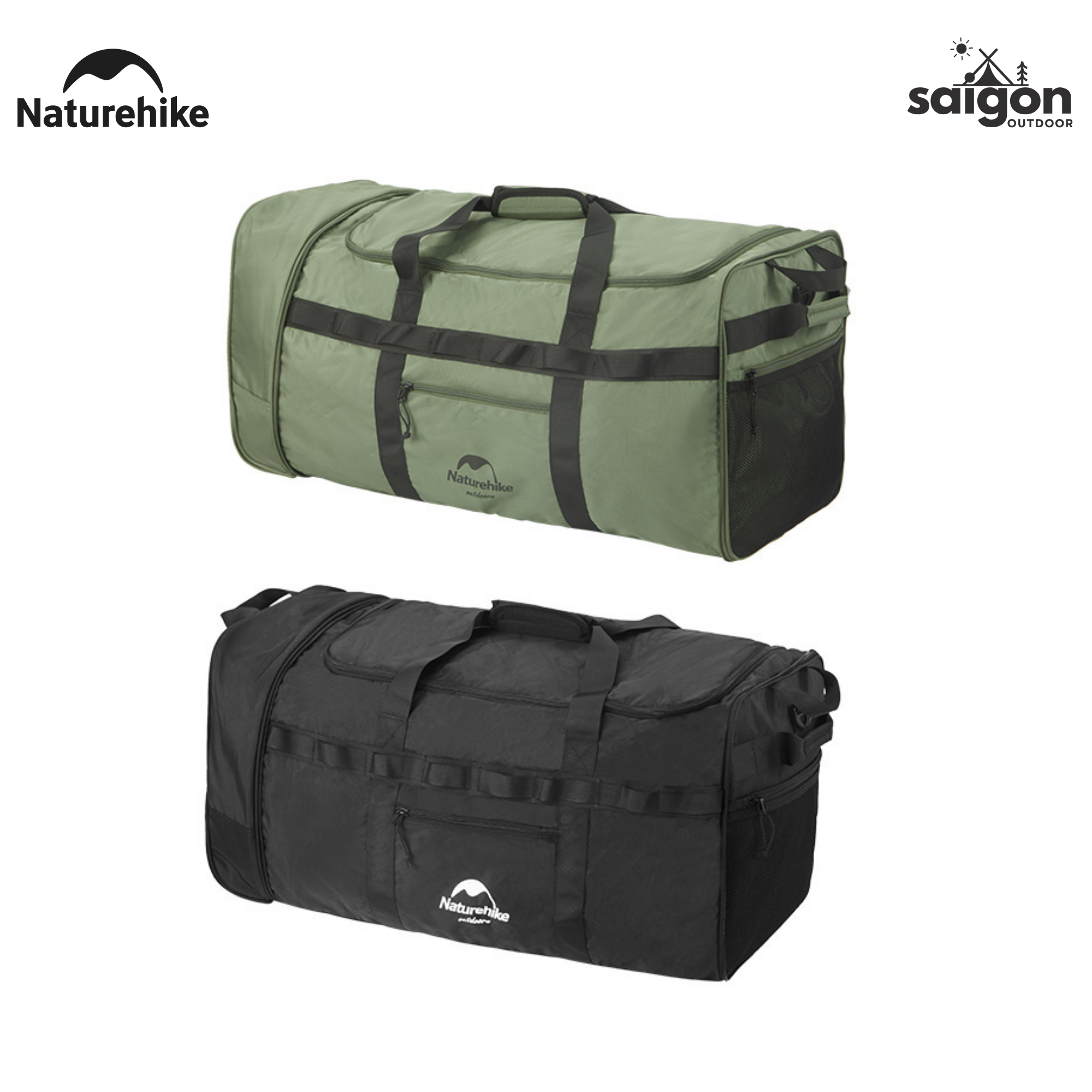 Túi Du Lịch Kéo Naturehike NH21LX003 88L Có Bánh Xe Gấp Gọn Chống Nước Túi Xách Du Lịch Cao Cấp