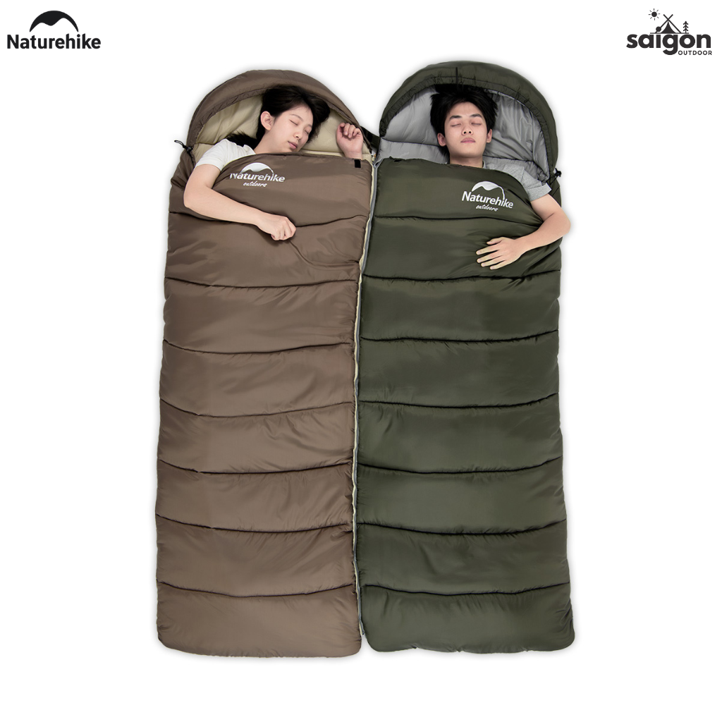Túi Ngủ Naturehike NH20MSD07 Có Mũ Giữ Nhiệt Tốt - Túi Ngủ Dã Ngoại, Leo Núi, Chống Lạnh Cao Cấp