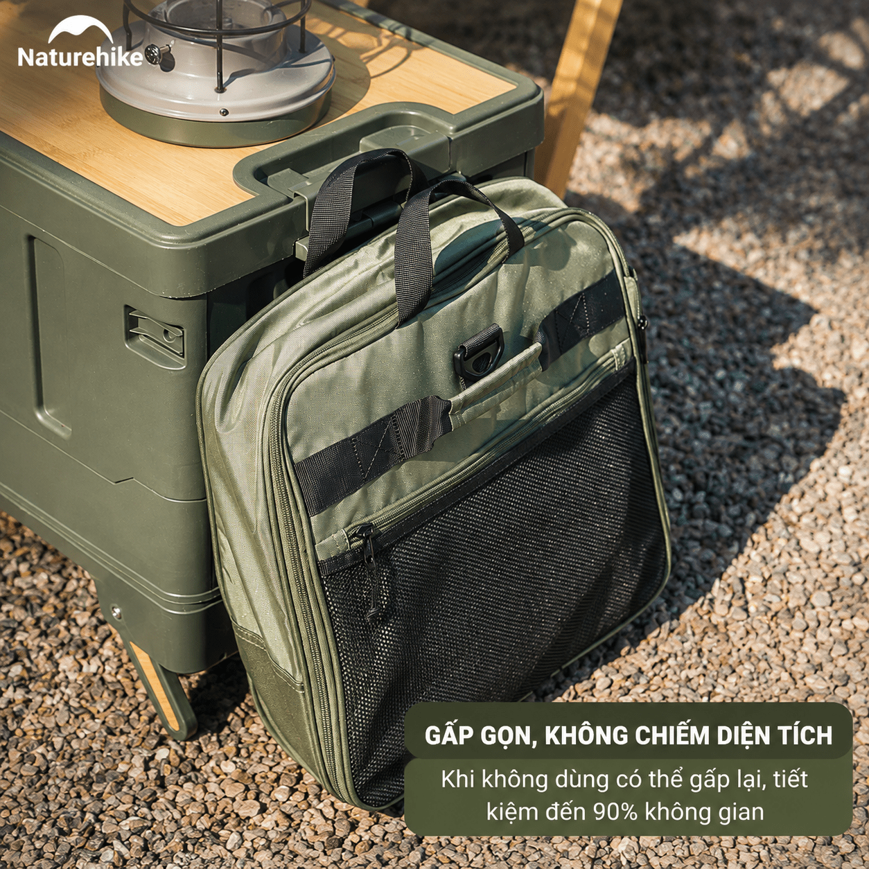 Túi Du Lịch Kéo Naturehike NH21LX003 88L Có Bánh Xe Gấp Gọn Chống Nước Túi Xách Du Lịch Cao Cấp