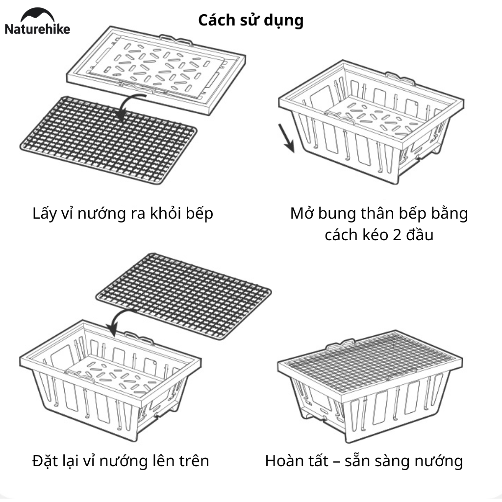 Bếp Nướng Gấp Gọn IGT Naturehike NH20CJ006