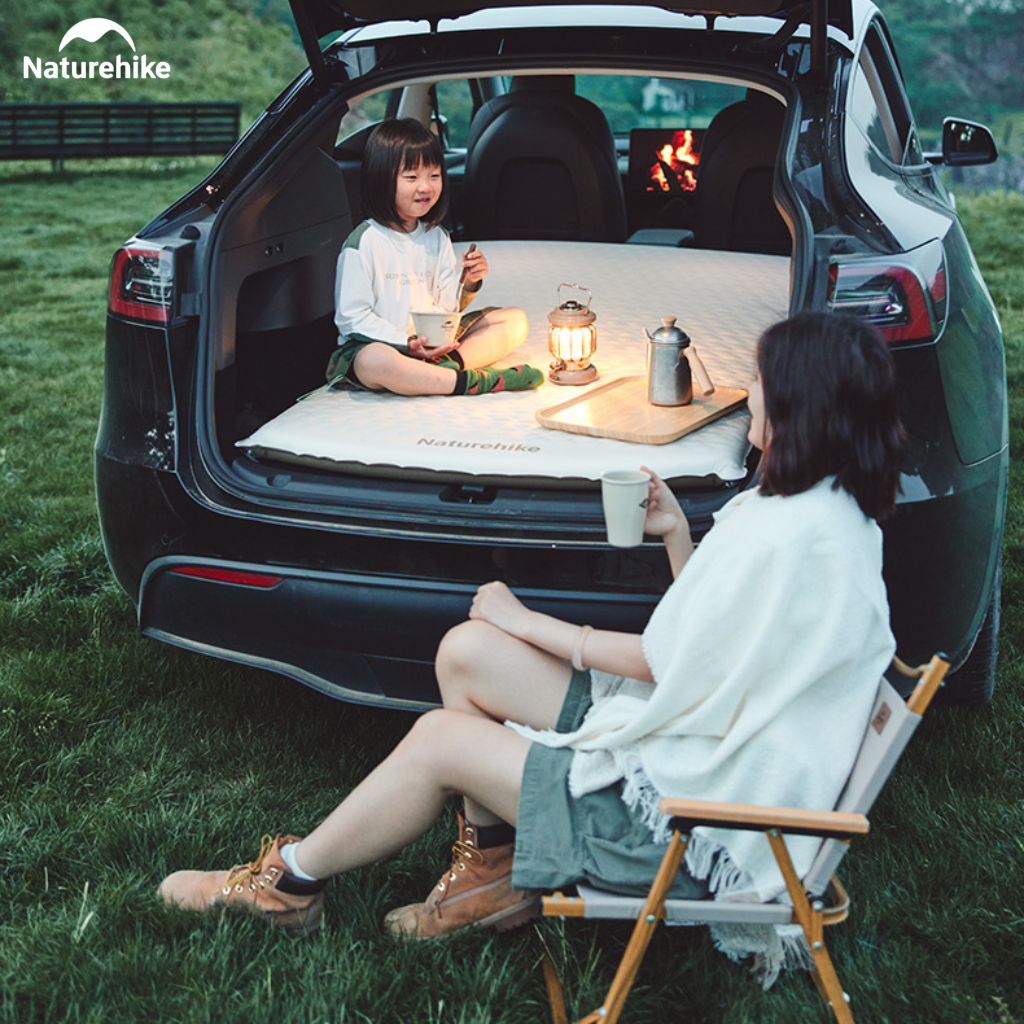 Đệm Hơi Tự Bơm Naturehike CNK2450WS010 Cho Ô Tô SUV MPV Du Lịch Camping Gấp Gọn Êm Ái 197x134x6.5cm