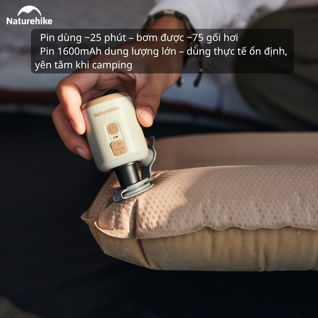 Máy Bơm Hơi Mini Đa Năng 3in1 Naturehike CNK2300DQ022