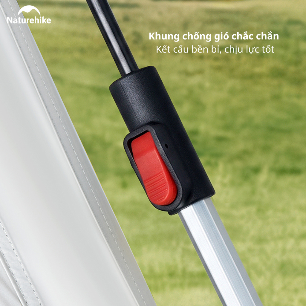 Lều Cắm Trại Tự Bung Naturehike CNK2650WS019 Có Tiền Sảnh 4 Người Chống Nắng UPF50+ Dựng Nhanh 3 Giây