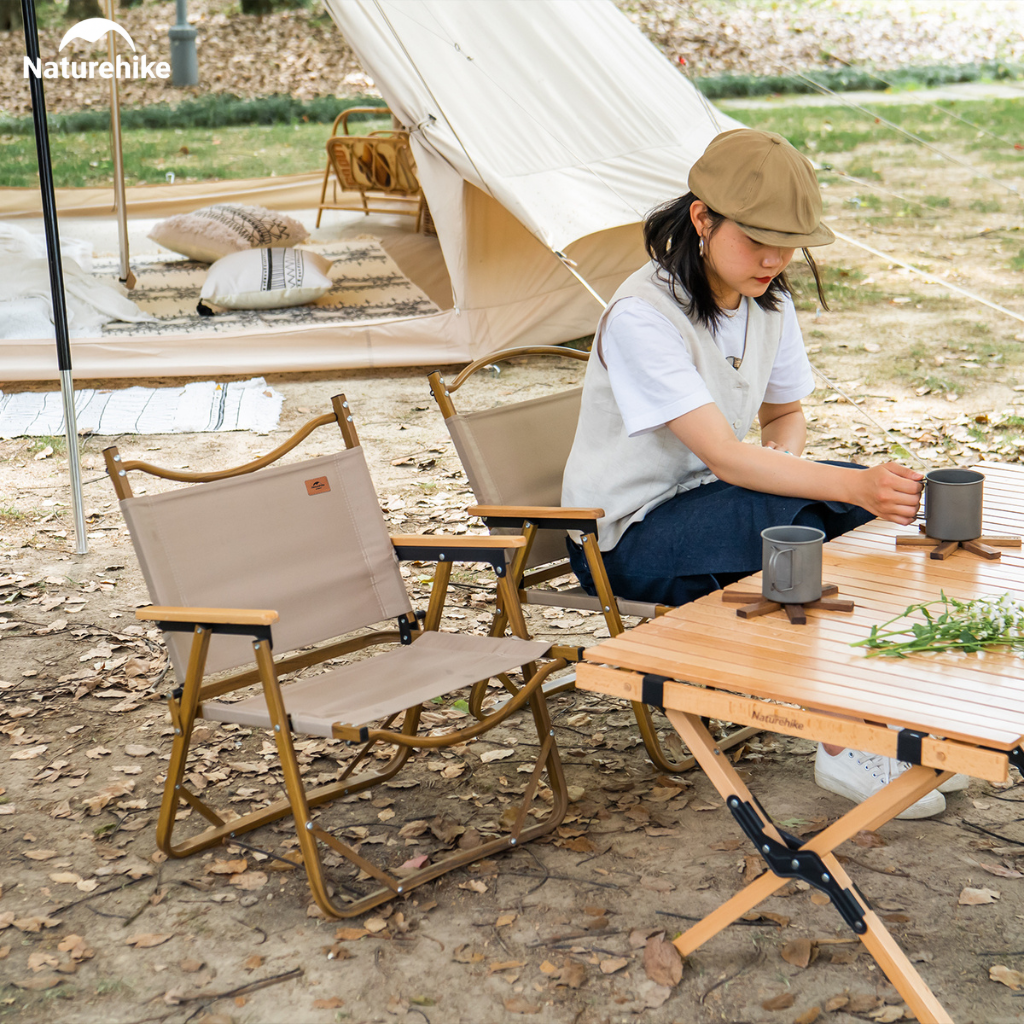 Ghế gấp gọn có tay vịn Naturehike NH19Y002-D, Ghế camping cao cấp