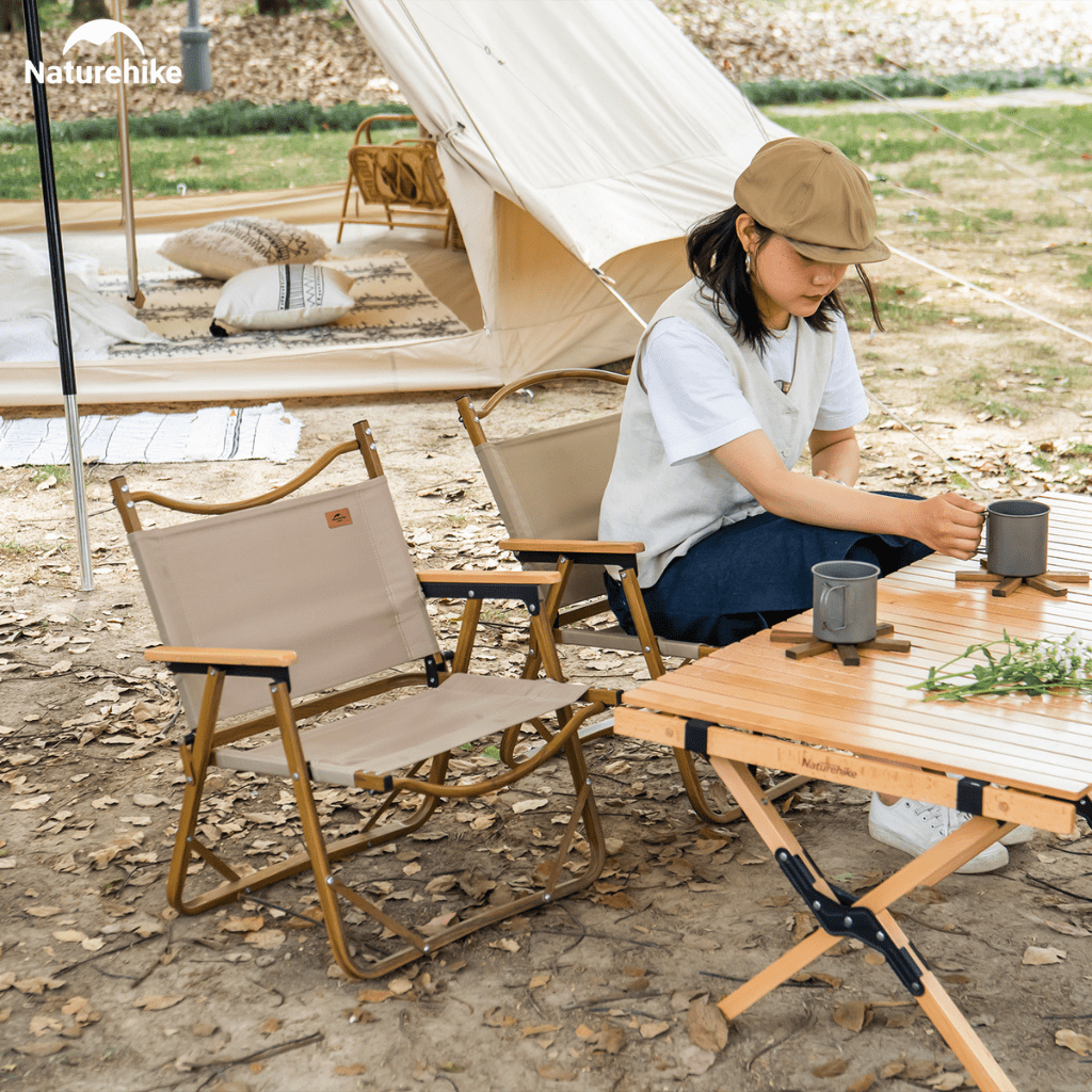 Ghế gấp gọn có tay vịn Naturehike NH19Y002-D, Ghế camping cao cấp