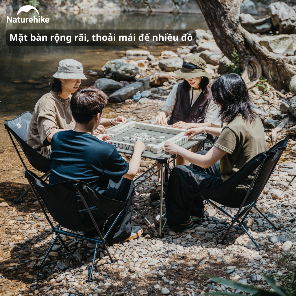 Bàn Xếp Gọn Hợp Kim Nhôm CNK2450JJ013 Naturehike – Siêu Nhẹ, Gấp Gọn Tiện Lợi Cho Camping & Picnic