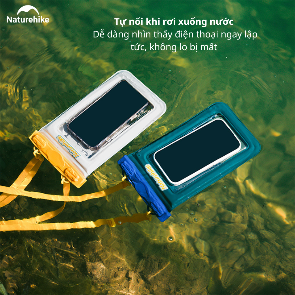 Túi chống nước bảo vệ điện thoại NATUREHIKE CNK2300BS015  – Dùng khi đi mưa, đi biển, du lịch
