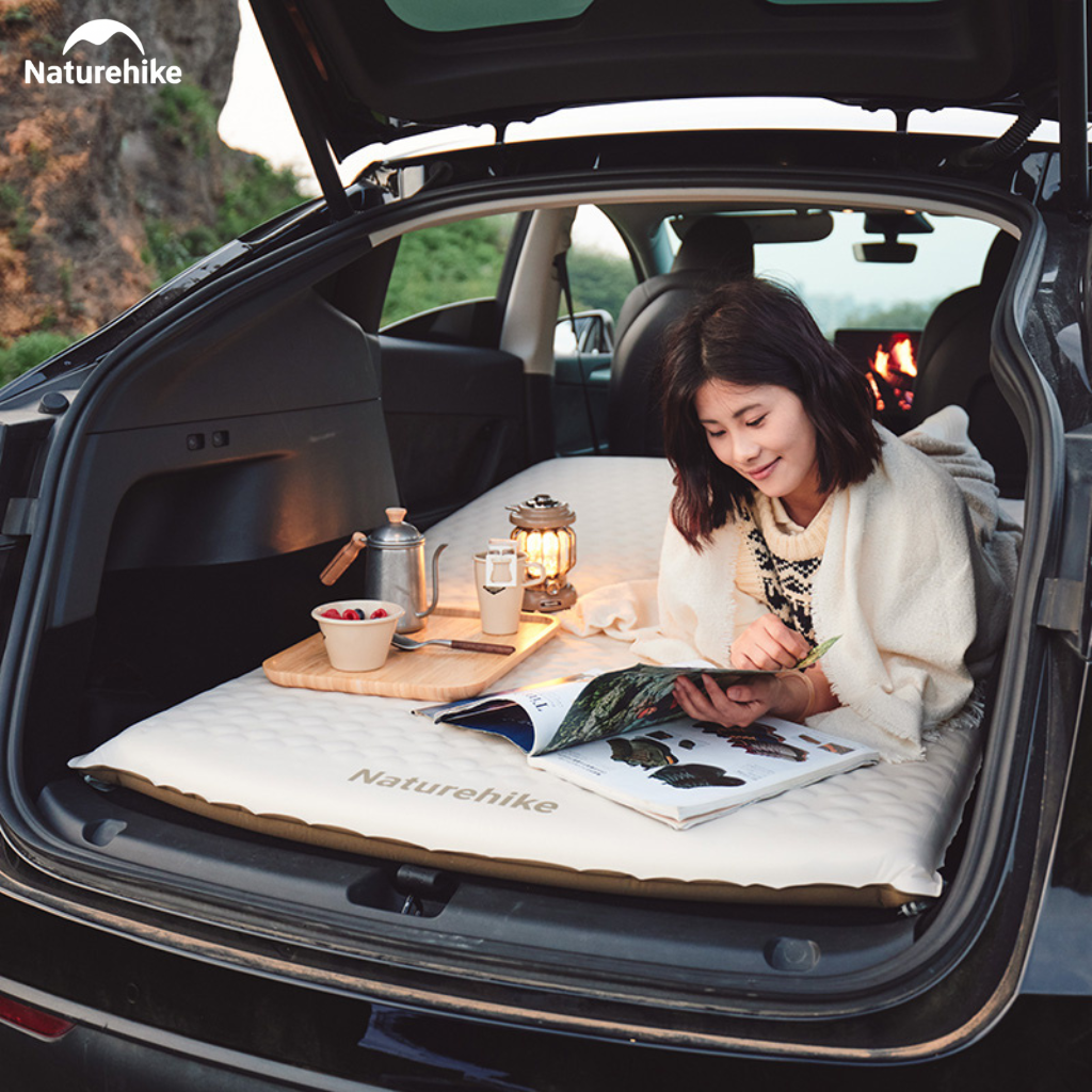 Đệm Hơi Tự Bơm Naturehike CNK2450WS010 Cho Ô Tô SUV MPV Du Lịch Camping Gấp Gọn Êm Ái 197x134x6.5cm