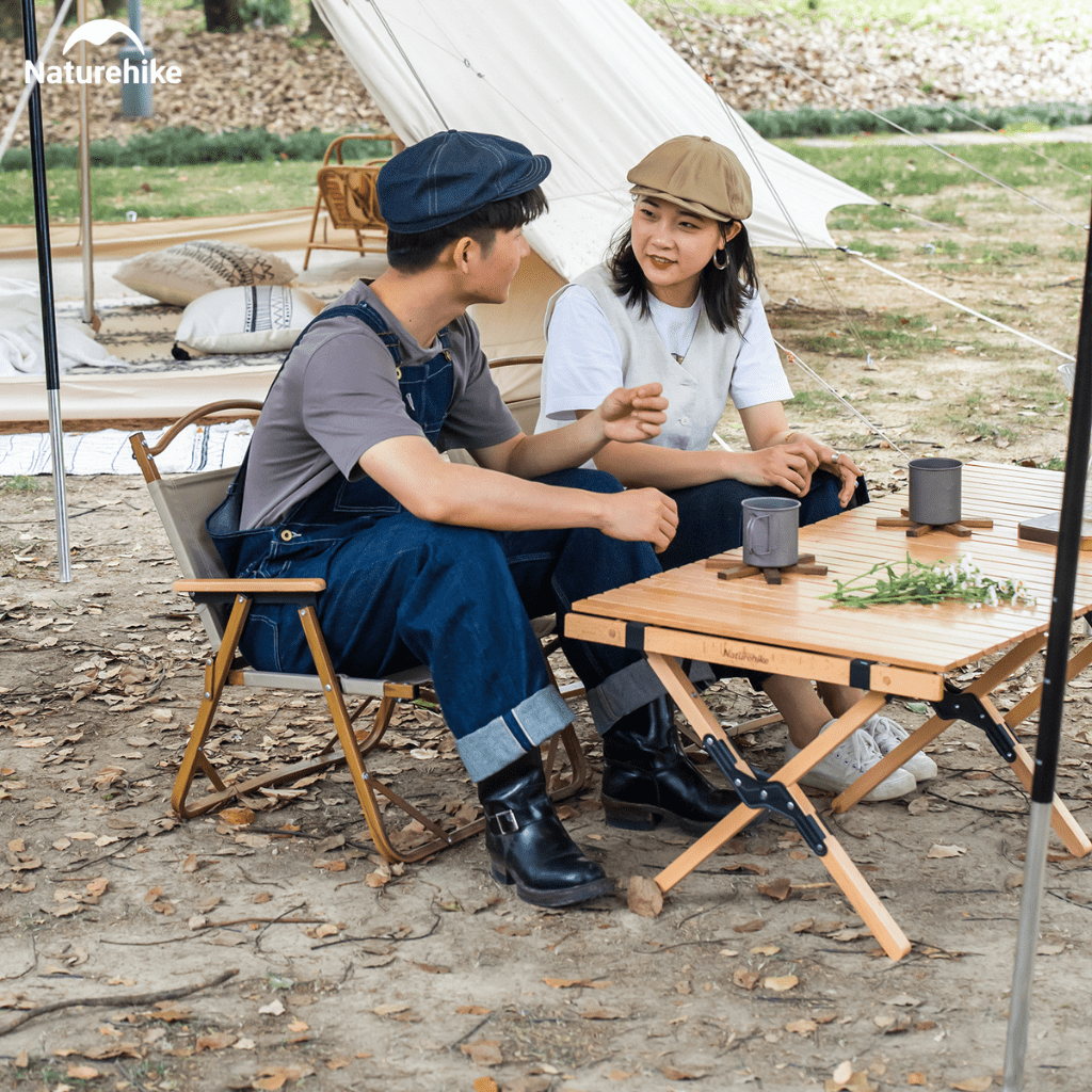 Ghế gấp gọn có tay vịn Naturehike NH19Y002-D, Ghế camping cao cấp
