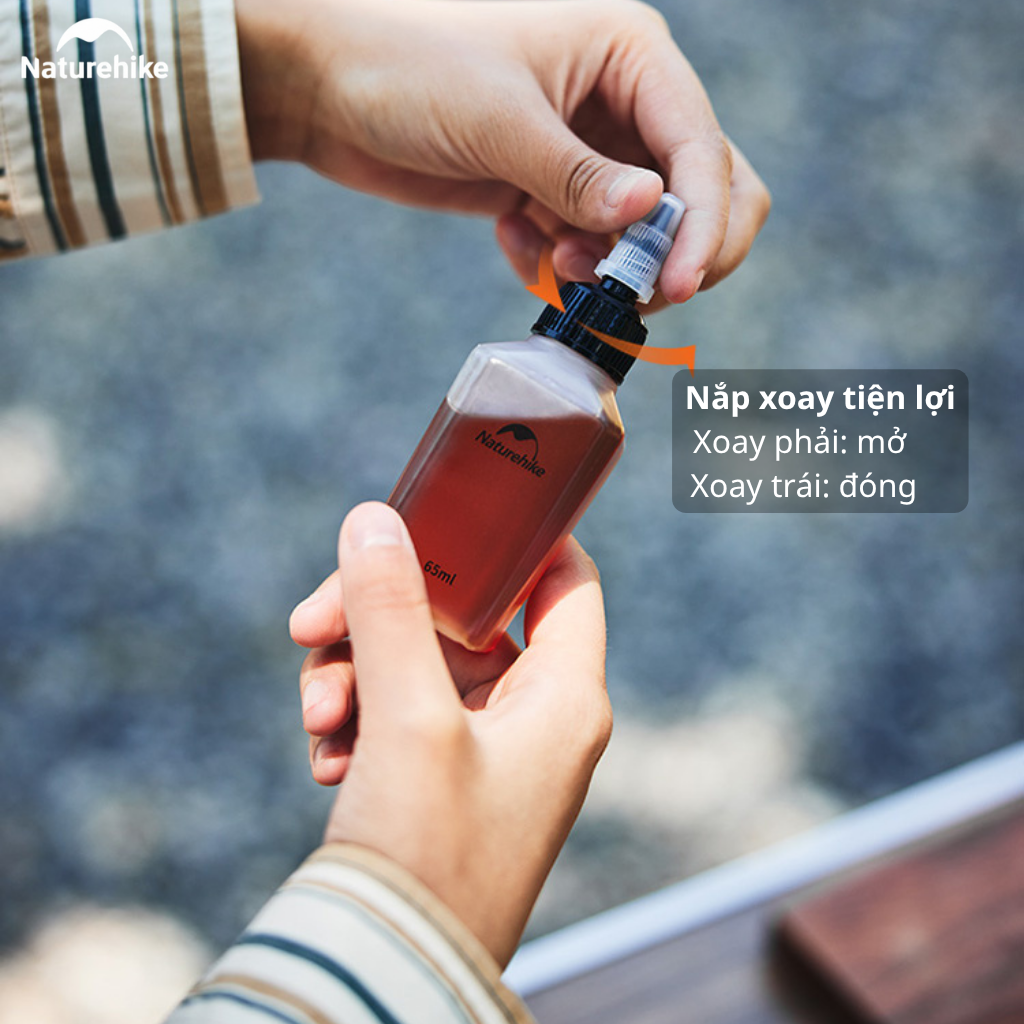 Bộ Chai Lọ Đựng Gia Vị CNH22CJ043 Naturehike Du Lịch Cắm Trại Mini 6/8 Món - Hộp Đựng Gia Vị Camping Chống Rò Rỉ