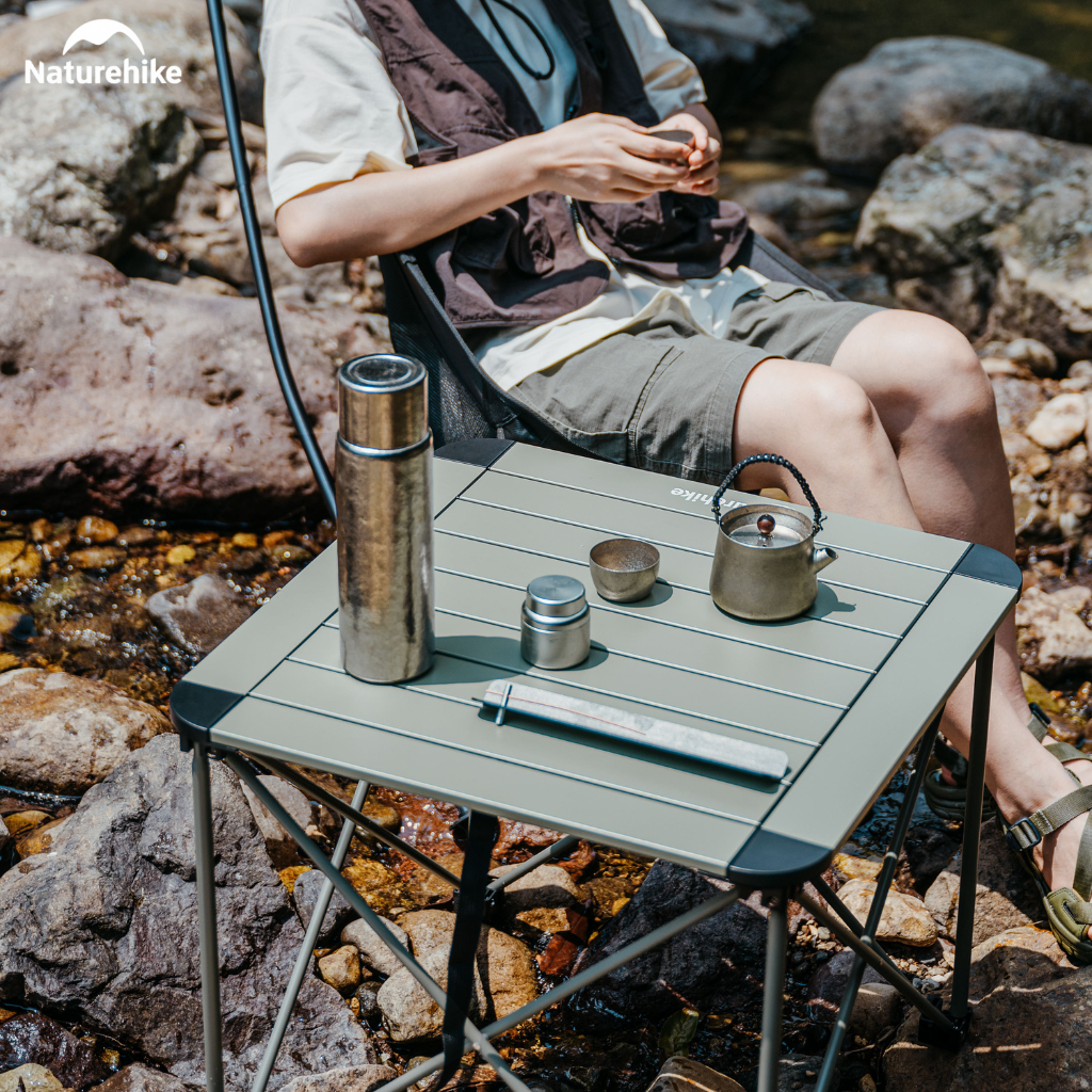 Bàn Xếp Gọn Hợp Kim Nhôm CNK2450JJ013 Naturehike – Siêu Nhẹ, Gấp Gọn Tiện Lợi Cho Camping & Picnic