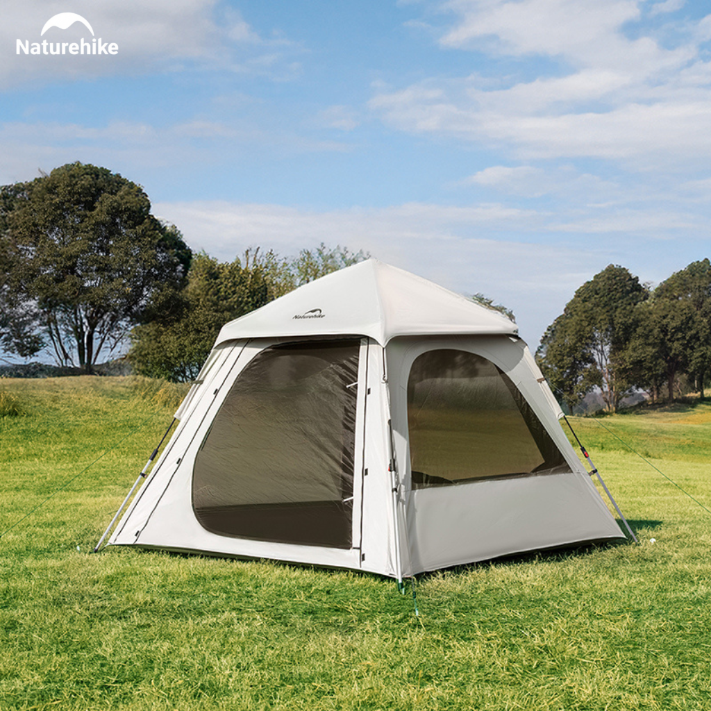 Lều Cắm Trại Tự Bung Naturehike CNK2650WS019 Có Tiền Sảnh 4 Người Chống Nắng UPF50+ Dựng Nhanh 3 Giây