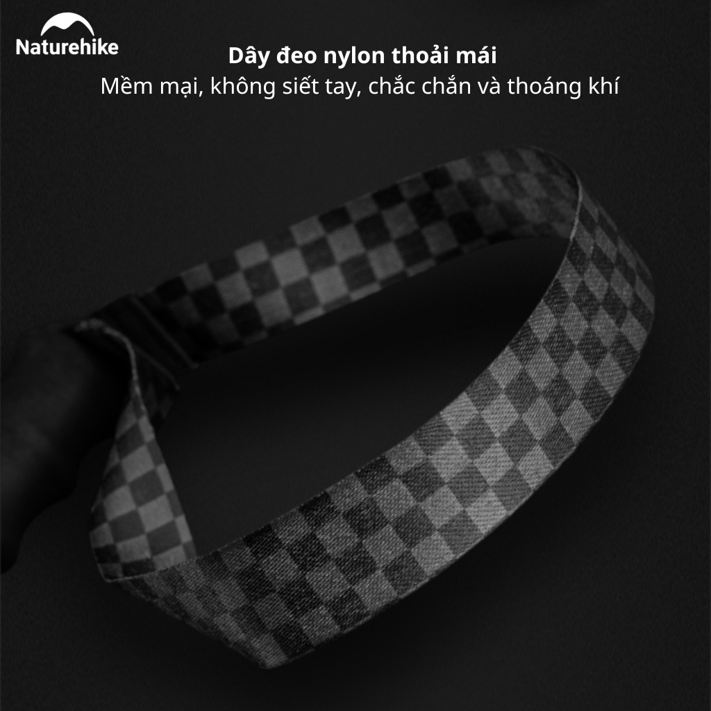 Gậy Trekking Naturehike NH19S010-T Sợi Carbon Siêu Nhẹ 135g Gấp Gọn Điều Chỉnh 57-130cm Leo Núi Dã Ngoại (TẶNG KÈM HỘP)