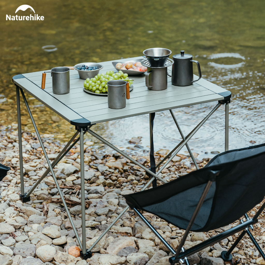 Bàn Xếp Gọn Hợp Kim Nhôm CNK2450JJ013 Naturehike – Siêu Nhẹ, Gấp Gọn Tiện Lợi Cho Camping & Picnic