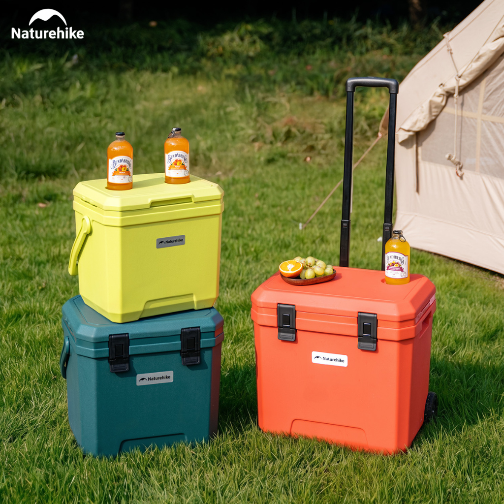Thùng Giữ Nhiệt Naturehike 17L 24L 36L | Thùng Đá Camping Có Bánh Xe Giữ Lạnh Dã Ngoại Picnic