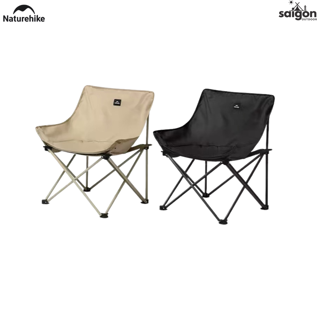 Ghế Mặt Trăng Naturehike CNH23JU13002 Gấp Gọn Có Túi Đựng Ghế Dã Ngoại Khung Thép Carbon