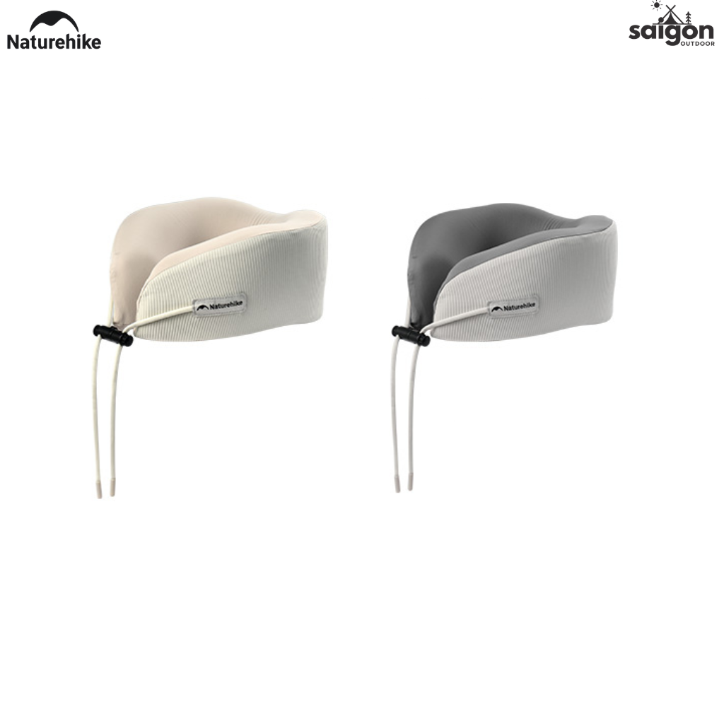 Gối Kê Cổ Chữ U CNK2450WS019 Naturehike Memory Foam Du Lịch Văn Phòng Ô Tô Gấp Gọn Có Hộp Đựng