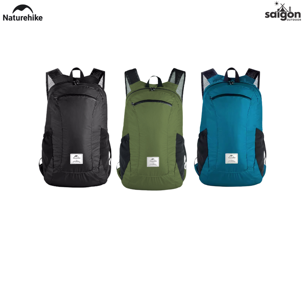 Balo Gấp Gọn Naturehike NH17A012-B 18L Siêu Nhẹ Chống Nước Du Lịch Leo Núi Dã Ngoại