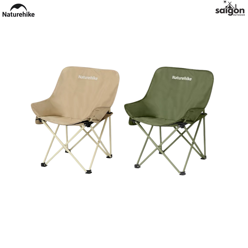 Ghế Mặt Trăng Naturehike CNH23JU13002 Gấp Gọn Có Túi Đựng Ghế Dã Ngoại Khung Thép Carbon