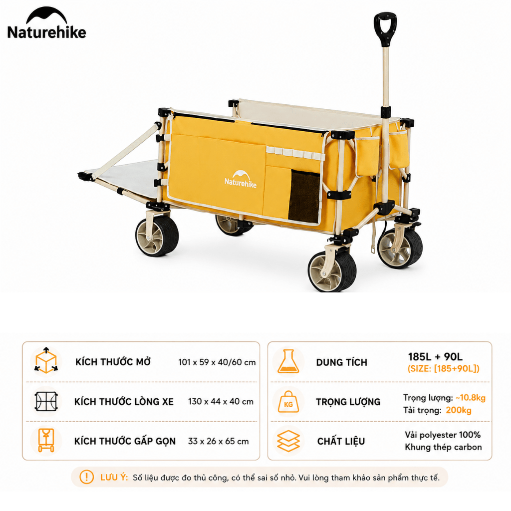 Xe Kéo Gấp Gọn Đa Năng Naturehike Camping Wagon CNK2450JJ017