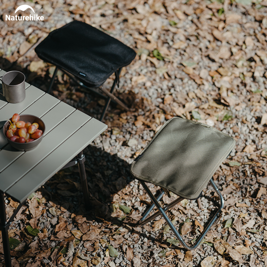 Ghế Camping Mini Naturehike  Gấp Gọn Siêu Nhẹ 325g – Ghế Dã Ngoại Câu Cá Picnic