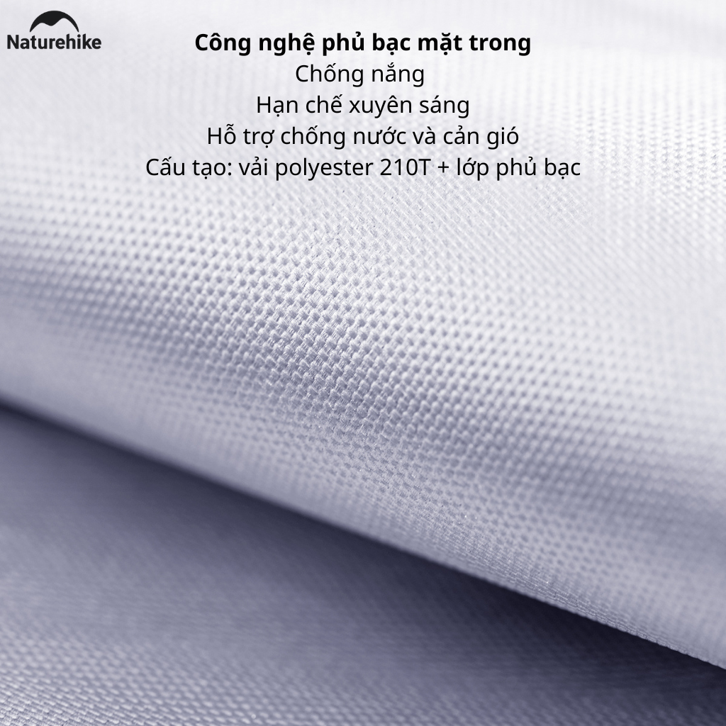 Lều Tắm Naturehike Outdoor Di Động NH21ZP005 Lều Thay Đồ Camping Chống Nước Có Móc Treo Túi Tắm