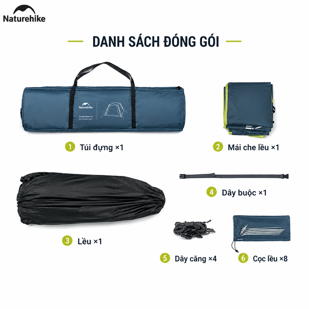 Lều tự bung Naturehike CNK2650WS022 Dã Ngoại , Chống Nắng Mưa tốt - Saigon Outdoor