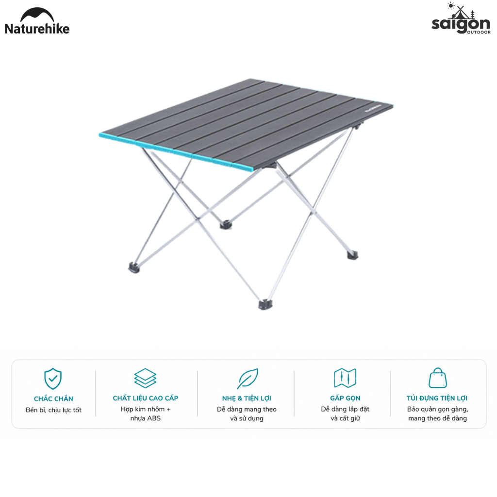 Bàn Xếp Gọn Camping NH19Z008-Z Naturehike Siêu Nhẹ