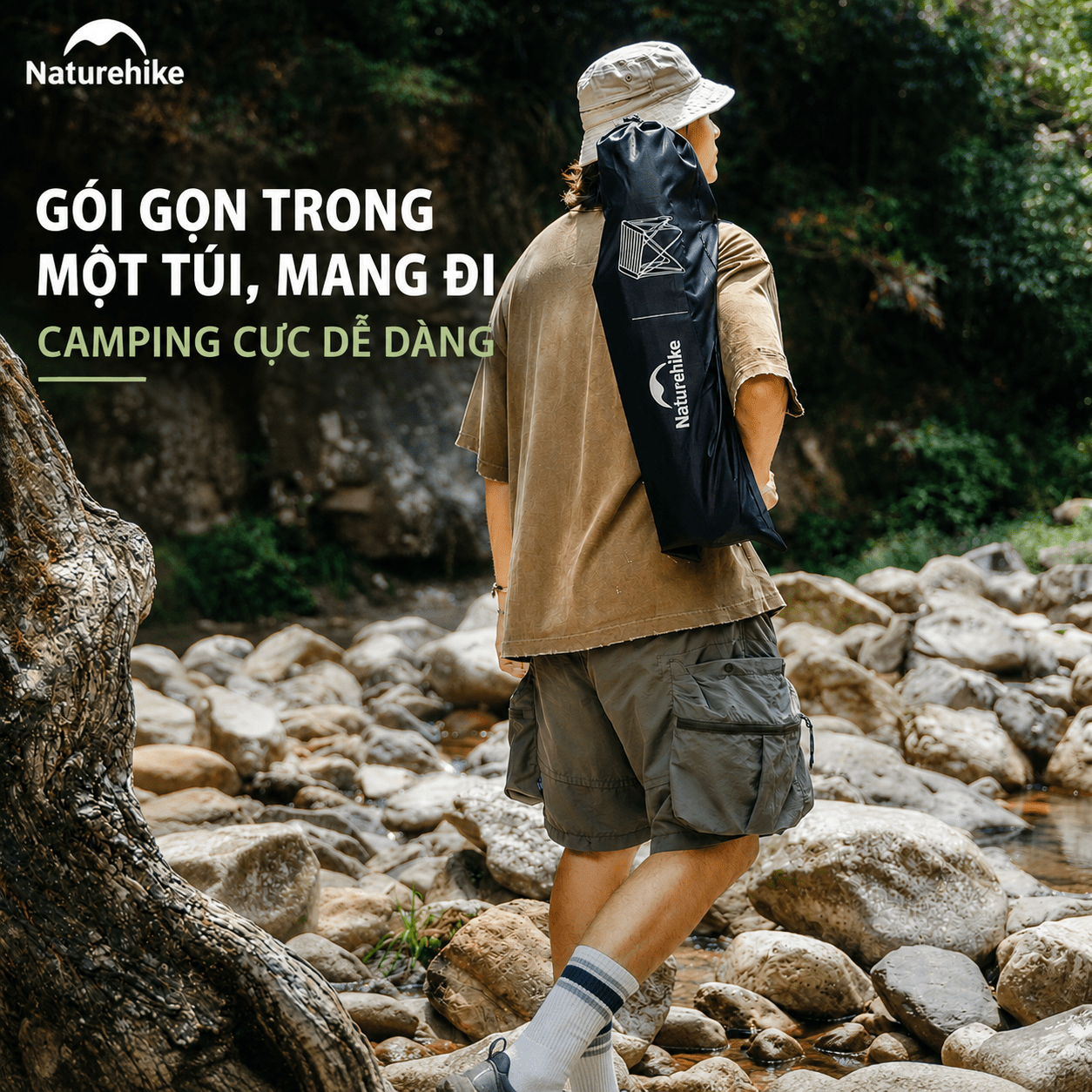 Bàn Xếp Gọn Hợp Kim Nhôm CNK2450JJ013 Naturehike – Siêu Nhẹ, Gấp Gọn Tiện Lợi Cho Camping & Picnic