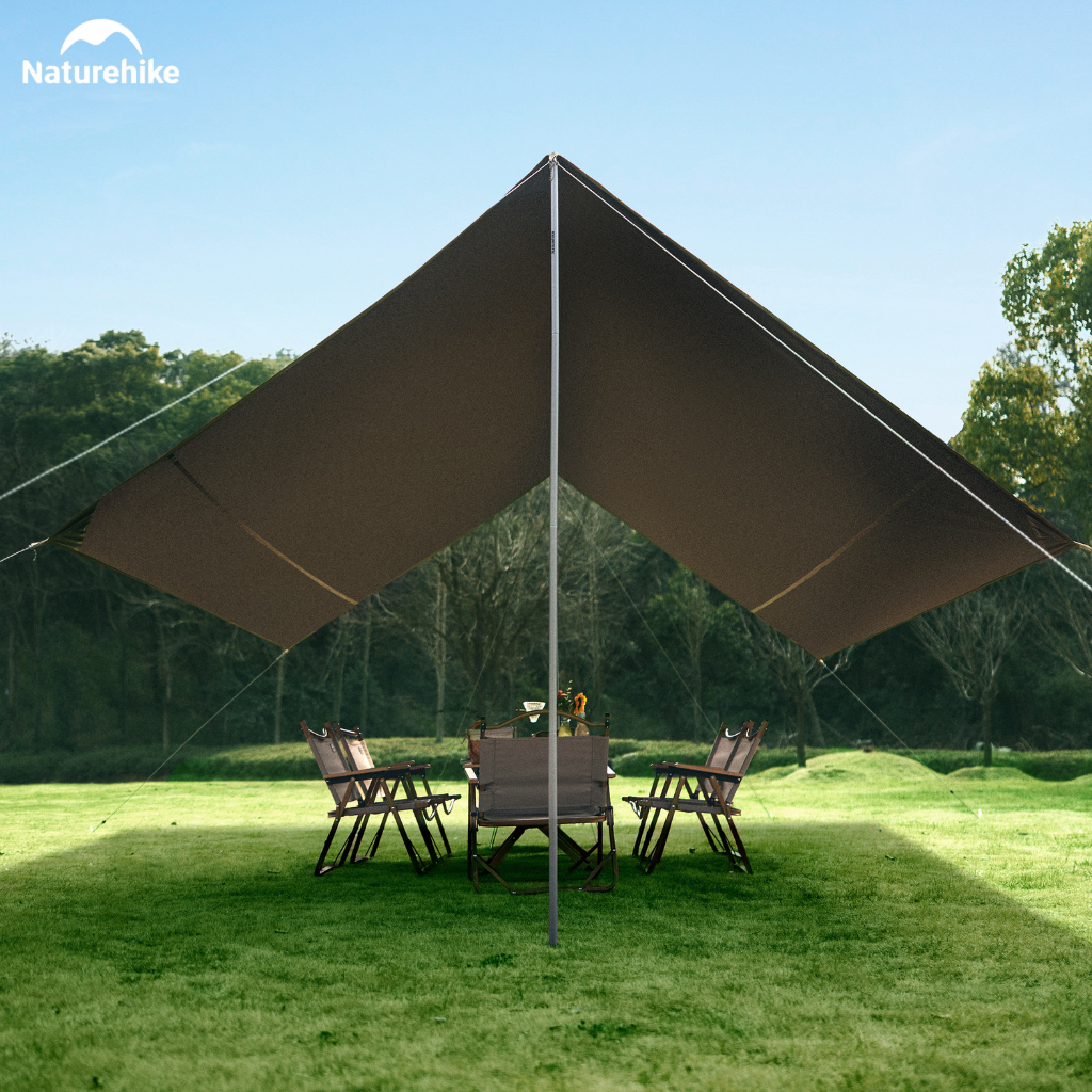 Tấm che nắng mưa dã ngoại hình bát giác Naturehike CNK2350WS015 – Tarp Camping Phủ Vinyl 150D