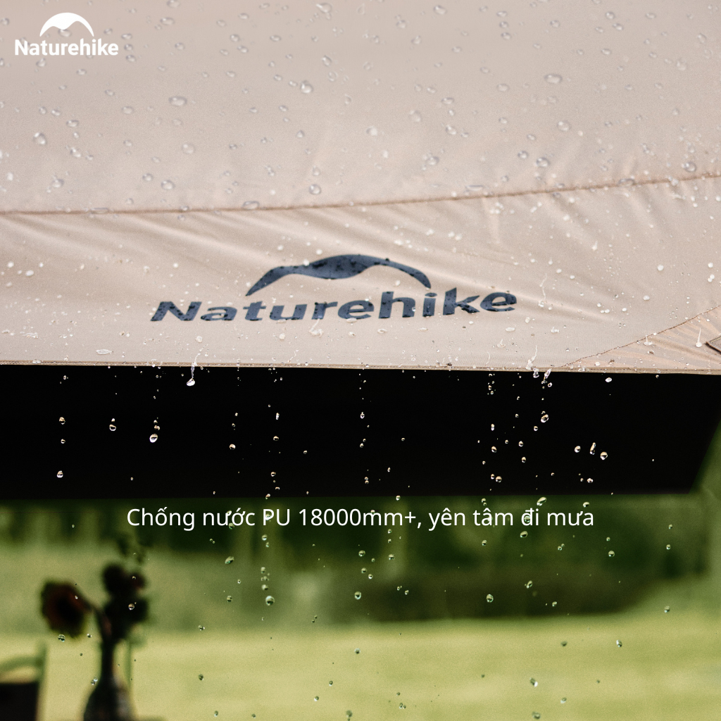 Tấm che nắng mưa dã ngoại hình bát giác Naturehike CNK2350WS015 – Tarp Camping Phủ Vinyl 150D