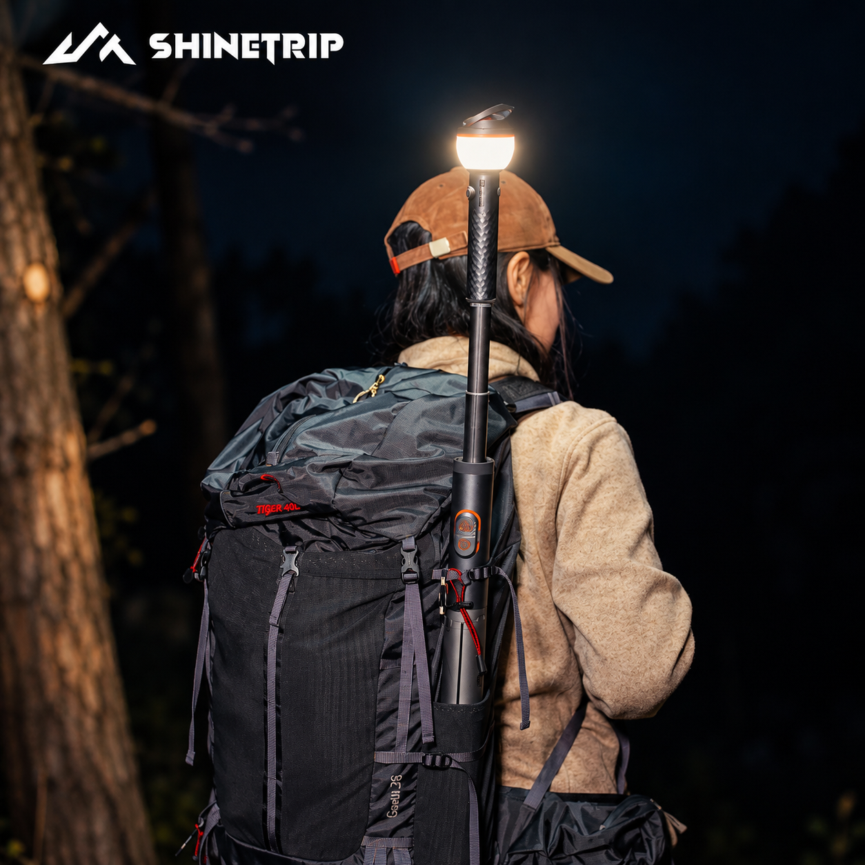 Đèn Cắm Trại Shinetrip ST05 800LM Đèn Camping Đa Năng 3 Trong 1 Có Chân Tripod Kéo Dài 1.92m Chống Nước IP65