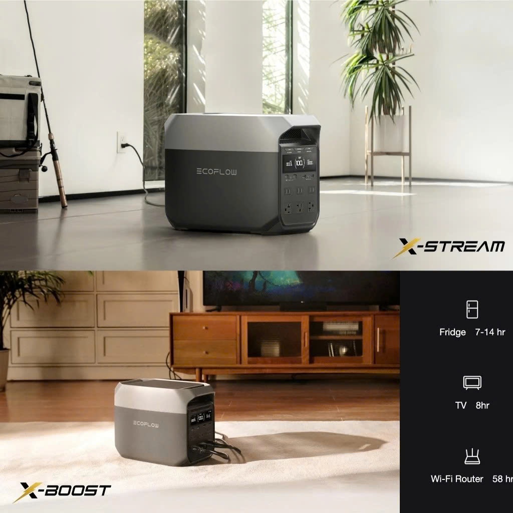 [DELTA 3] Trạm sạc điện di động EcoFlow Delta 3 - 1024Wh 1800W - Kết nối APP - Bảo hành 5 năm