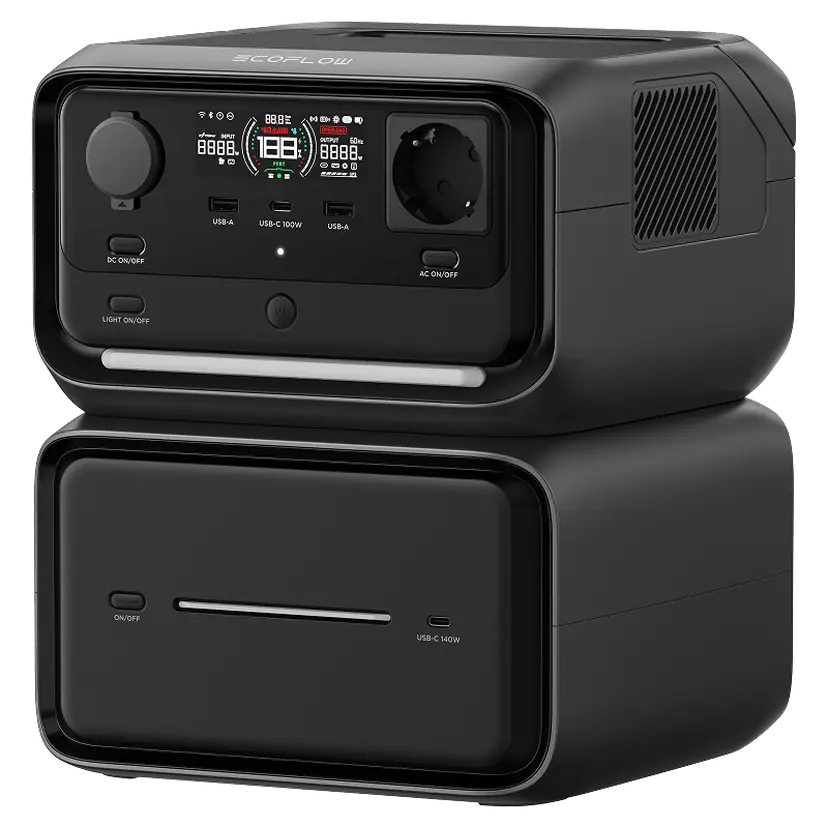 Trạm tích di động Ecoflow River 3 Max Plus 600W 858Wh