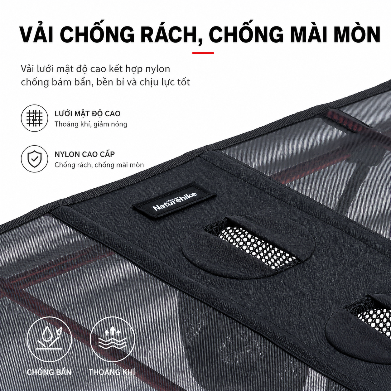 Bàn Camping Gấp Gọn Naturehike Siêu Nhẹ Có 2 Ngăn Đựng Cốc - Bàn Dã Ngoại Khung Hợp Kim Nhôm NH19Z027-Z