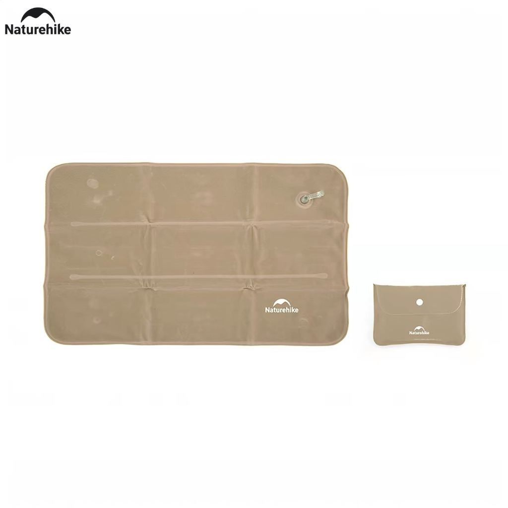 Gối Hơi Du Lịch Naturehike Siêu Nhẹ NH18F018-Z | Gối Bơm Hơi Camping Gấp Gọn, Vải Nhung Mềm, Gối Kê Cổ Ngủ Máy Bay