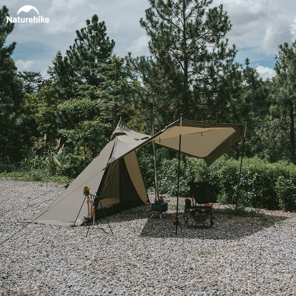 Lều Naturehike CNK2300ZP025 Tipi 3-4 Người Có Lỗ Thoát Khói Chống Nước PU3000mm | Lều Dã Ngoại Dựng Nhanh Dùng Bếp Củi 4