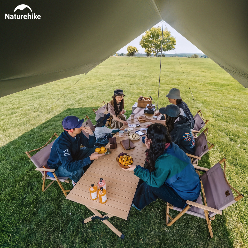 Bạt Che Nắng Naturehike CNK2350WS015| Bạt Camping Dã Ngoại Kèm Cột 2.2m Chống Nắng Chống Mưa