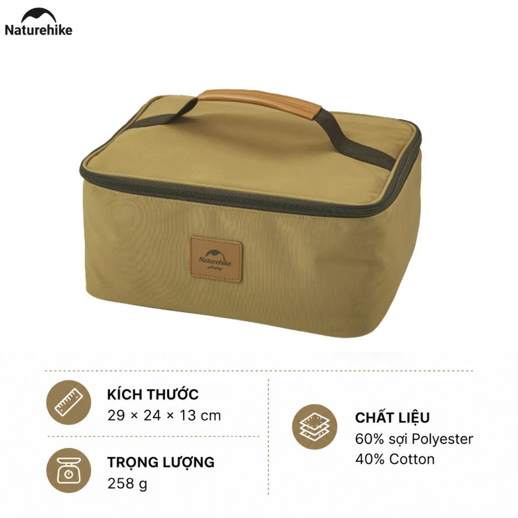 Bếp Gas Mini Cassette Naturehike CNH22CJ011 2KW – Bếp Gas Du Lịch Camping Gấp Gọn Đánh Lửa Tự Động