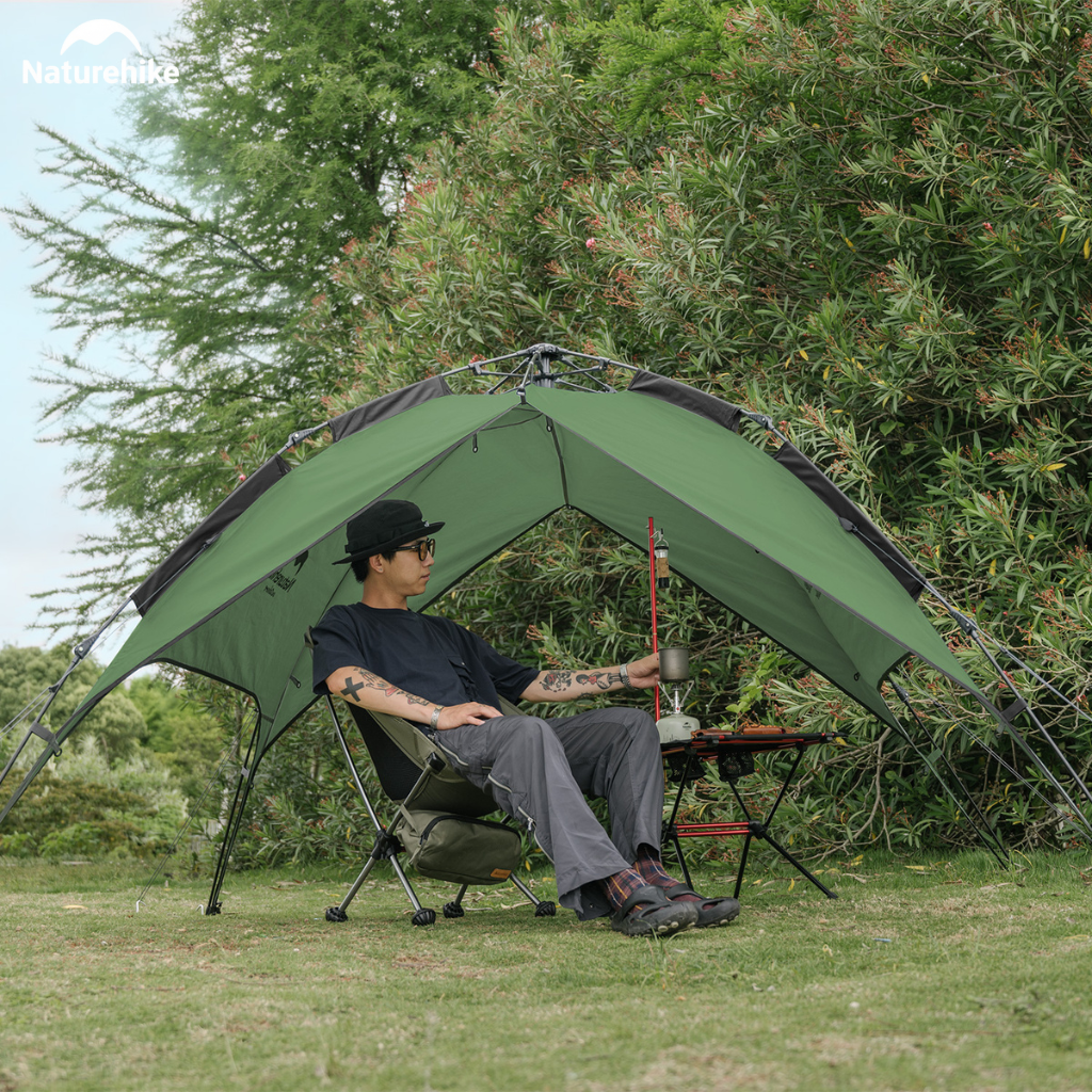 Lều Tự Động Naturehike 3-4 Người 2 Cửa 2in1 Chống Nước PU2000+ Gấp Gọn Cắm Trại Dã Ngoại NH21ZP008
