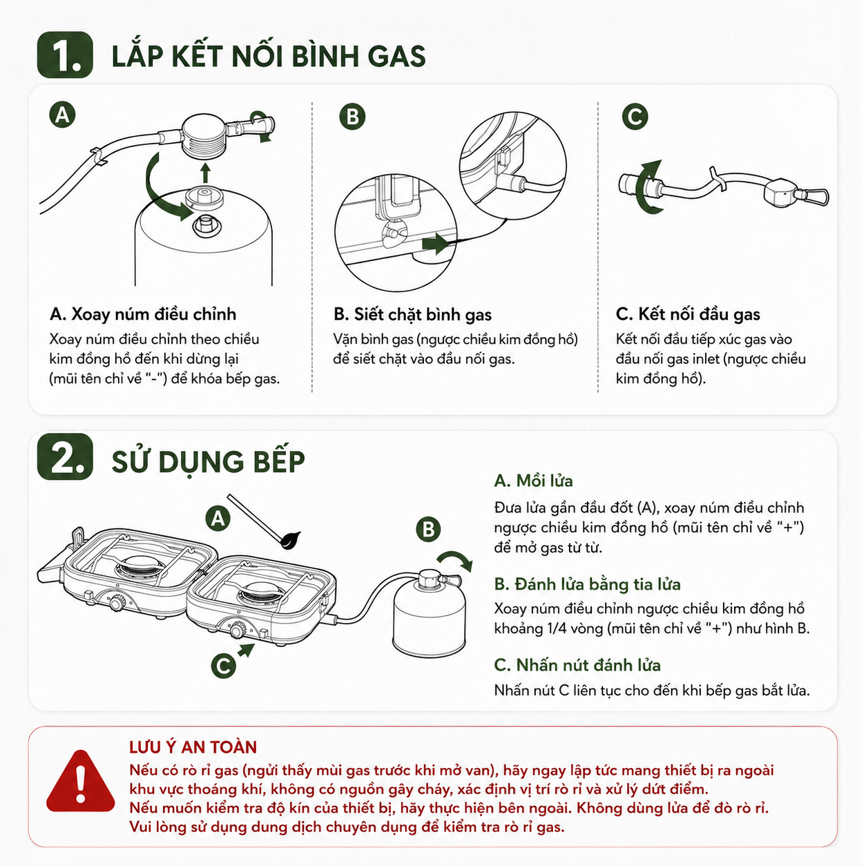 Bếp Gas Cắm Trại Ngoài Trời, thiết kế Mini Kiểu Nhện Màu Đen, Dùng Cho Dã Ngoại, Camping NH22RJ003