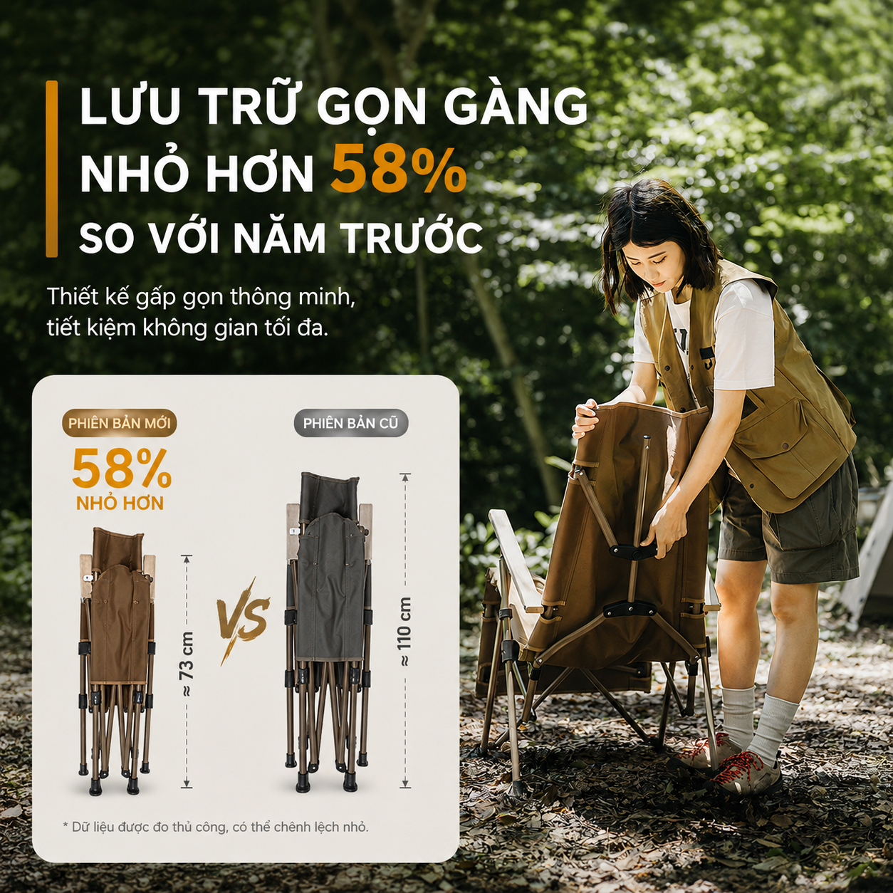 Ghế Xếp Ngả Lưng Naturehike CNK2450JJ016 2in1 Có Gác Chân Gấp Gọn Ghế Camping 3 Mức Chỉnh